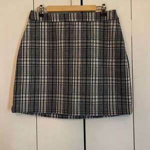Nine West Classic Plaid Skirt